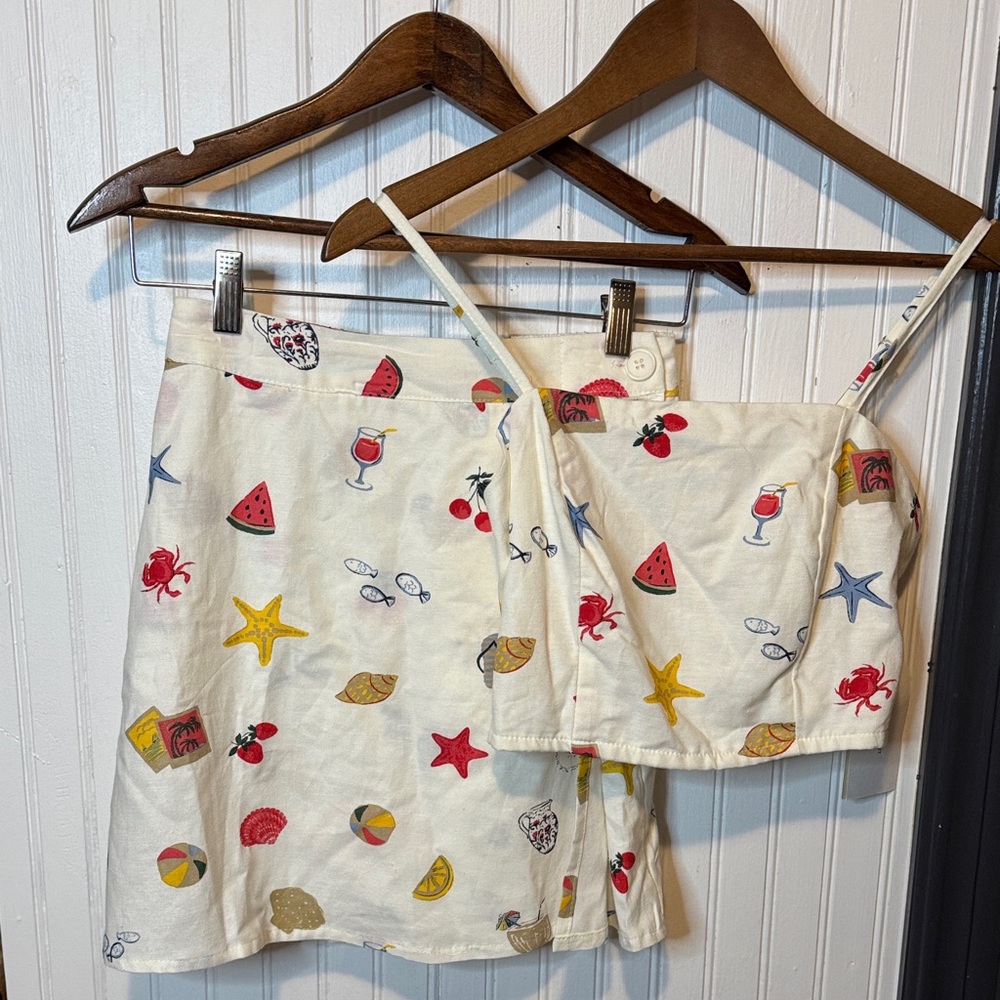 Top And Skirt Set Women's Skirt